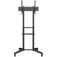 Suporte de Chão Inclinável Aisens Ft70te-211 com Rodízios para Televisores de 37-70" / Até 50kg