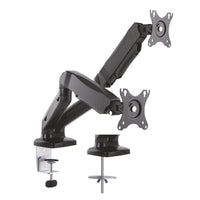 Suporte de Mesa com Contrapeso para 2 Monitores Aisens Dt27tsr-045 / Giratório / Inclinável / Até 9…