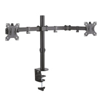Suporte de Mesa para 2 Monitores Aisens Dt32tsr-041 / Giratório / Inclinado / Até 8kg