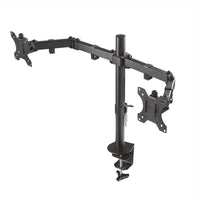 Suporte de Mesa para 2 Monitores Aisens Dt32tsr-041 / Giratório / Inclinado / Até 8kg