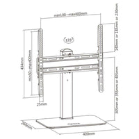 Dt55s-217 Suporte de Mesa Giratório para TV e Monitor 32"-55" / Até 40 Kg