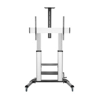 Suporte de Chão Inclinável Aisens Ft100te-125 com Rodízios e Pega para Televisores de 60-100" / Até…