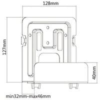 Suporte Universal Aisens Mpc02-155 para Router, Minipc / Até 2kg