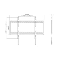 Suporte de Parede Fixo Aisens Wt100f-067 para Televisores de 60-100" / Até 130kg