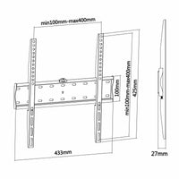 Suporte de Parede Fixo Aisens Wt55f-013 para Televisores de 32-55" / Até 40kg