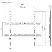 Suporte de Parede Aisens Wt75f-389 para Monitores e Tvs de 32-75" / Até 45kg