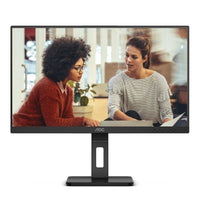 Monitor AOC 24E3QAF 23,8" / Full HD / Multimédia / Ajustável em Altura / Preto