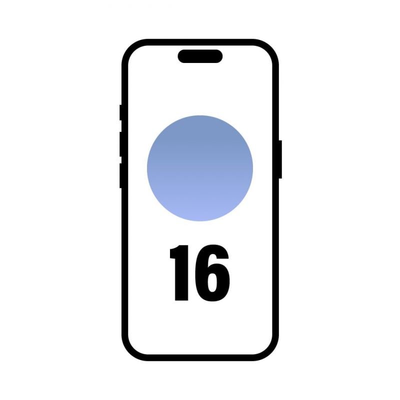 Smartphone Apple Iphone 16 256GB / 6,1" / 5G / Azul Ultramarino