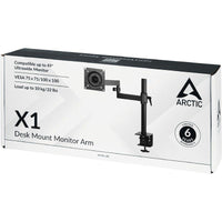 Suporte de Mesa para Monitor Arctic X1 / Giratório / Inclinado / Até 10kg