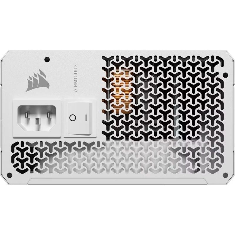Fonte de Alimentação Corsair RM1000 / 1000W / Ventoinha de 12cm / Cybenetics Gold / Branco
