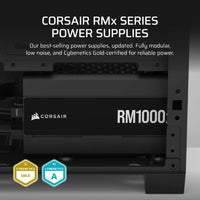 Fonte de Alimentação Corsair RM1000X / 1000W / Ventilador de 12cm / Cybenetics Gold