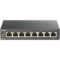Switch D-link Dgs-1008p 8 Portas / Rj-45 Gigabit 10 / 100 / 1000 / Poe