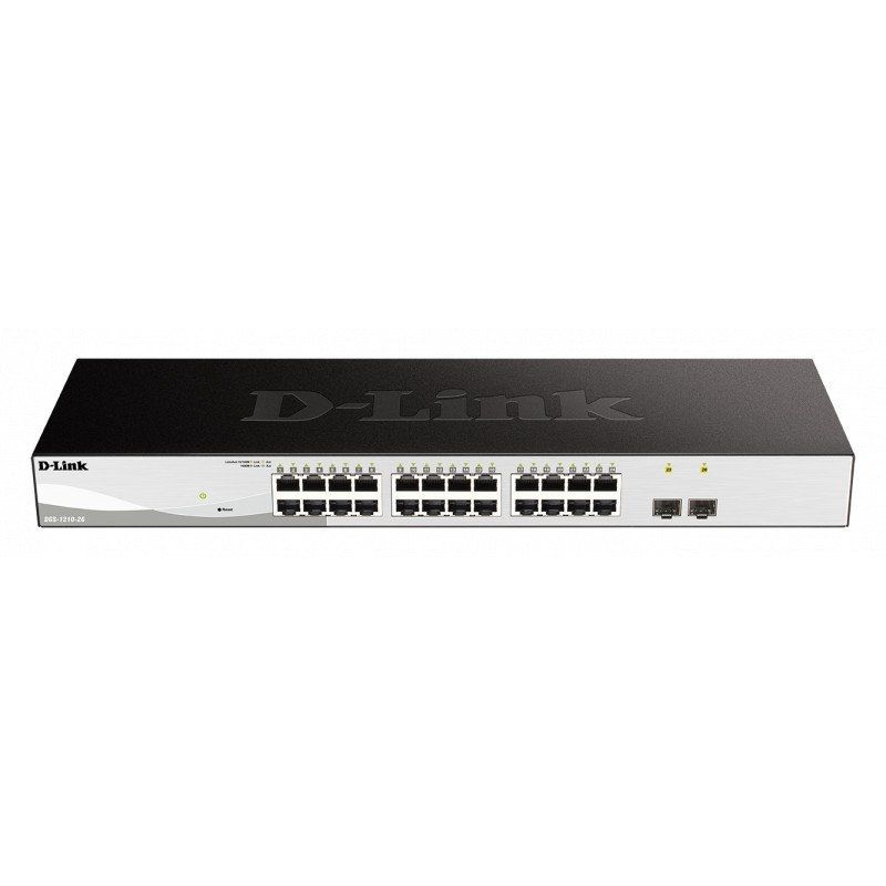 Switch Smart Plus D-link Dgs-1210-26 26 Portas / Rj-45 10 / 100 / 1000 / SFP