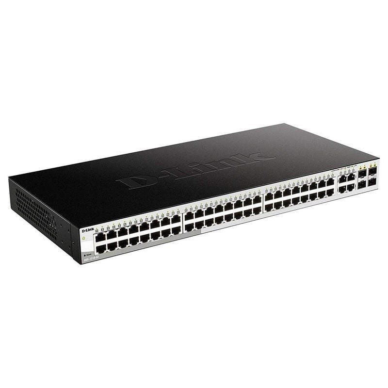 Switch D-link Dgs-1210-52 Smart+ 52 Portas / Rj-45 10 / 100 / 1000 / SFP