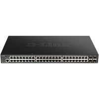 D-link Smart Dgs-1250-52xmp 52 Portas / Rj-45 10 / 100 / 1000 Poe / SFP Switch Gerido