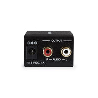 Conversor de Áudio Fonestar Fo-37da / Entrada Toslink e RCA / Saída RCA 2x