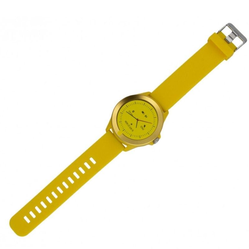 Smartwatch Forever Colorum Cw-300 / Notificações / Ritmo Cardíaco / Amarelo