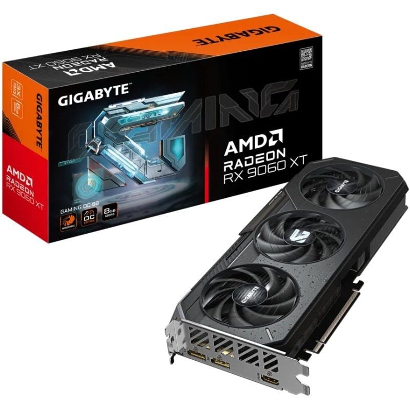Placa Gráfica Gigabyte Radeon RX 9060XT Gaming OC / 8GB GDDR6