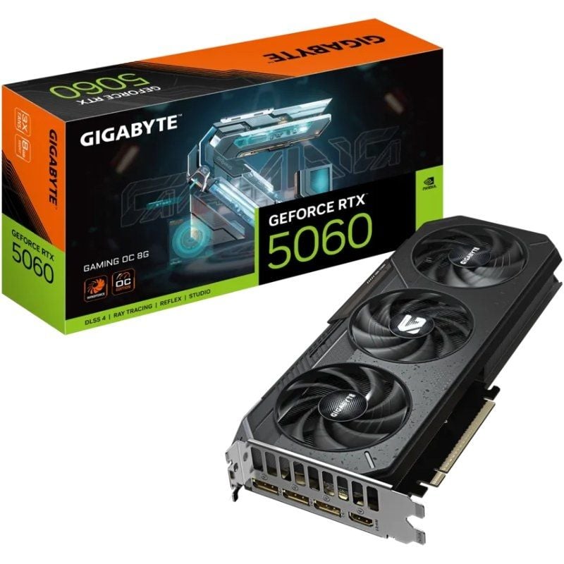 Placa Gráfica Gigabyte Geforce RTX 5060 Gaming OC / 8GB GDDR7