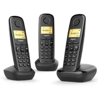 Telefone sem Fios Gigaset A170 TRIO Pack / Preto