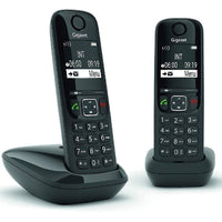 Telefone sem Fios Gigaset AS690 / DUO Pack / Preto