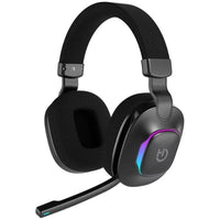 Auriculares para Jogos sem Fios Hiditec Vortex ARGB com Microfone / Jack 3.5 / Bluetooth / Preto