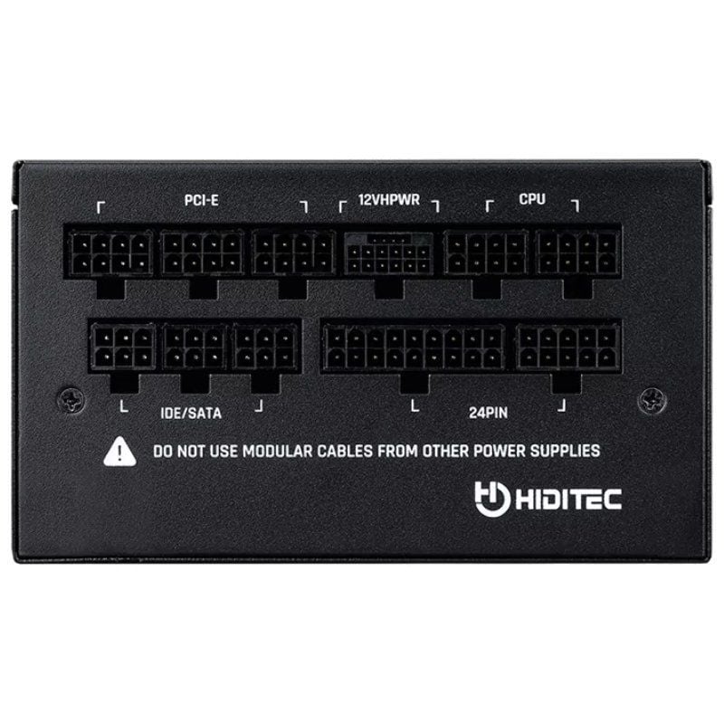 Fonte de Alimentação Hiditec GDX850 V2 / 850W / Ventilador de 14cm / ATX 3.0 / PCIe 5.0 / 80 Plus G…