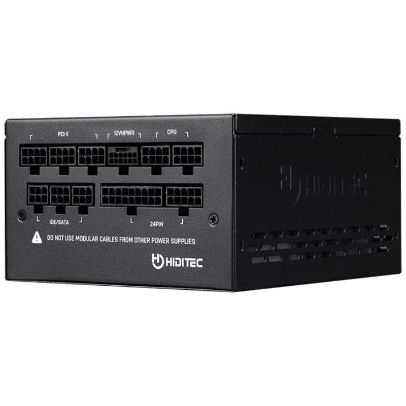 Fonte de Alimentação Hiditec GDX850 V2 / 850W / Ventilador de 14cm / ATX 3.0 / PCIe 5.0 / 80 Plus G…