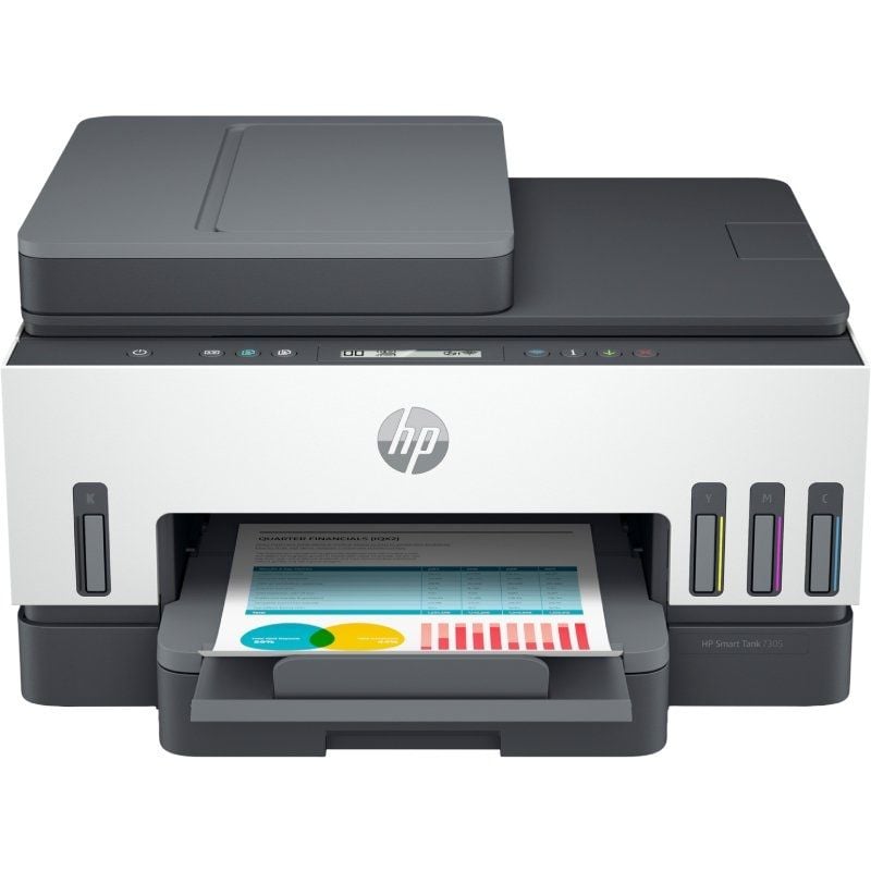 Multifunções Recarregável HP Smart Tank 7305 / Wifi / Duplex / ADF / Branco