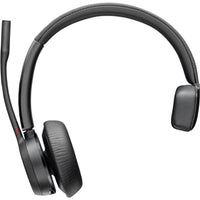 Auricular sem Fios Poly Voyager 4310 + Adaptador BT700 / com Microfone / Bluetooth / Preto