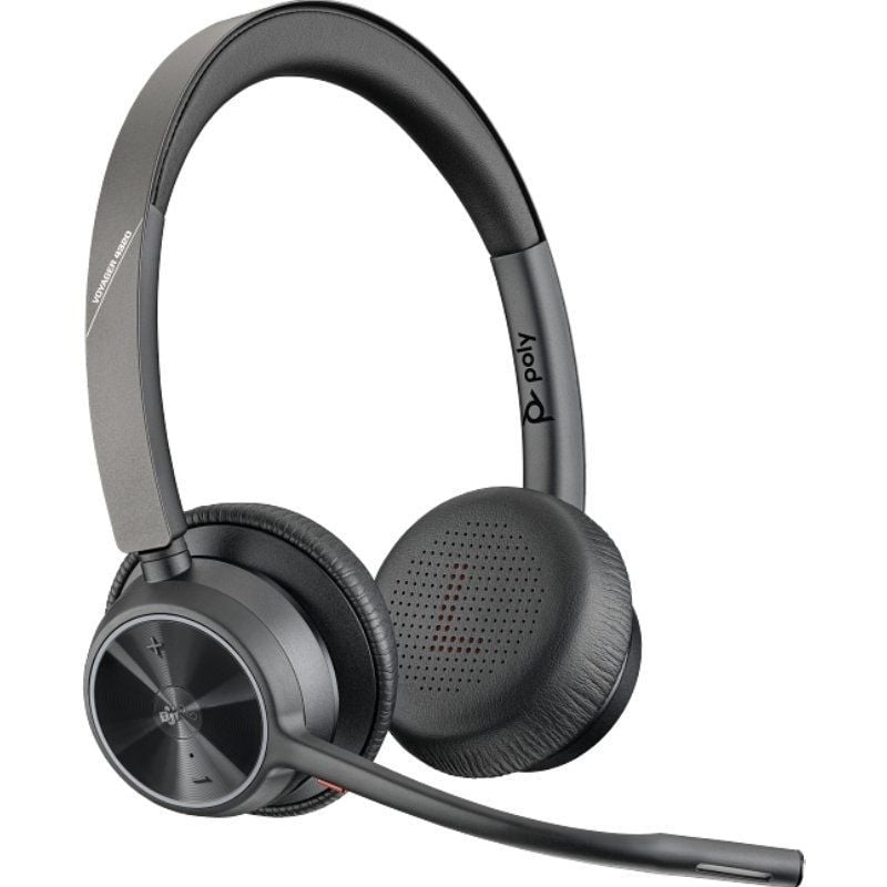 Auricular sem Fios Poly Voyager 4320 para Microsoft Teams + Adaptador BT700 / com Microfone / Bluet…