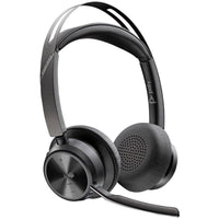 Auricular sem Fios Poly Voyager Focus 2 para Microsoft Teams + Adaptador Usb-c-a + Suporte de Carre…
