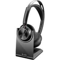 Auricular sem Fios Poly Voyager Focus 2 Microsoft Teams + Adaptador Usb-c-a + Suporte de Carregamen…