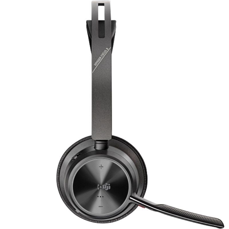 Auricular sem Fios Poly Voyager Focus 2 Microsoft Teams + Adaptador Usb-c-a + Suporte de Carregamen…