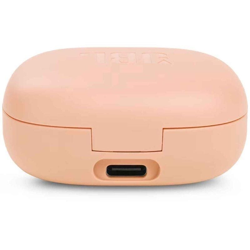 Auscultadores JBL Vibe Flex Bluetooth com Estojo de Carregamento / 8h de Autonomia / Bege