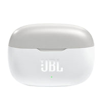 Auscultadores Bluetooth JBL Wave 200TWS com Estojo de Carregamento / 5h de Autonomia / Branco