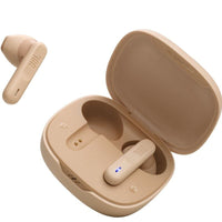 Auscultadores JBL Wave Flex Bluetooth com Estojo de Carregamento / Autonomia 8h / Bege