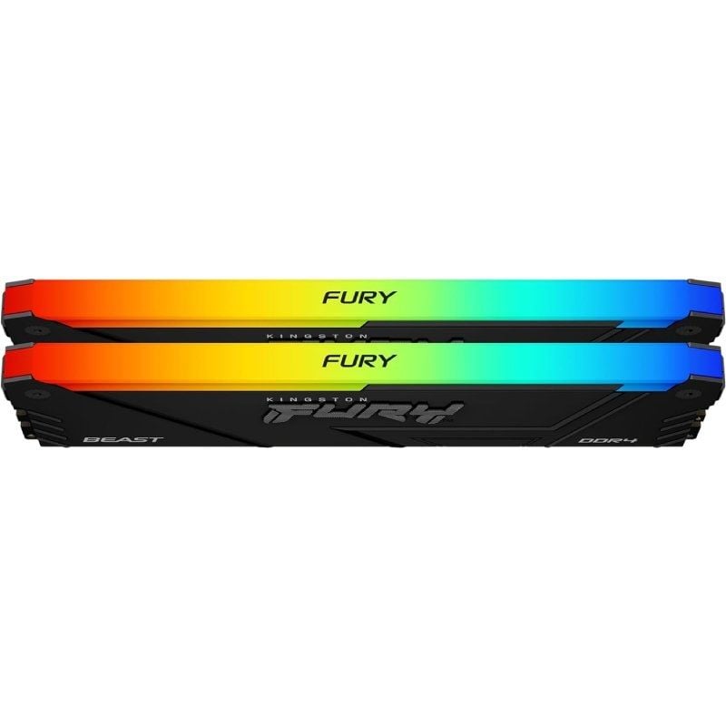 Memória RAM Kingston FURY Beast RGB 2 X 8GB / DDR4 / 3200mhz / 1.35v / CL16 / DIMM