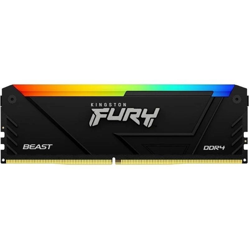 Kingston FURY Beast RGB RAM 8GB / DDR4 / 3600mhz / 1.35v / CL17 / DIMM