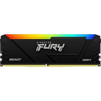 Kingston FURY Beast RGB RAM 8GB / DDR4 / 3600mhz / 1.35v / CL17 / DIMM
