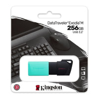 Unidade Flash Kingston Datatraveler Exodia M USB 3.2 256GB USB 3.2
