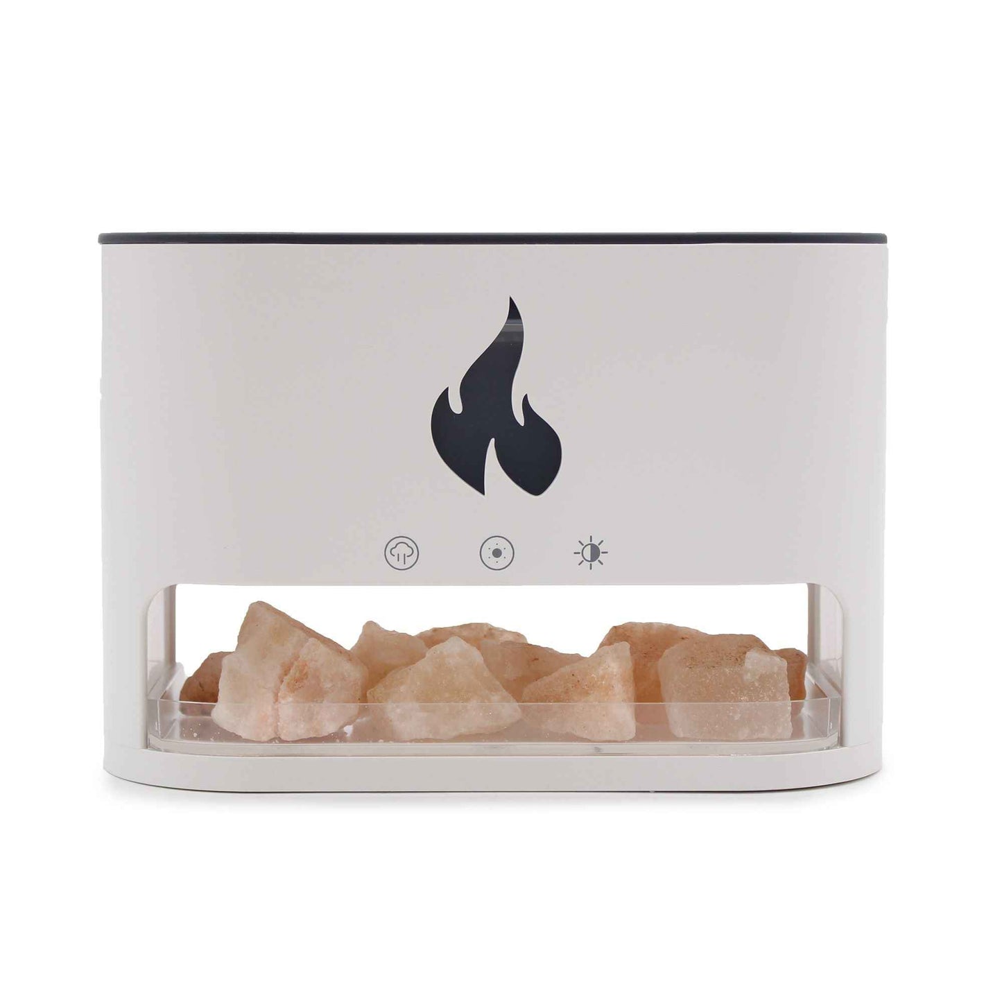 Difusor Aroma Blaze - Sal dos Himalaias - Efeito Chama - USB-C