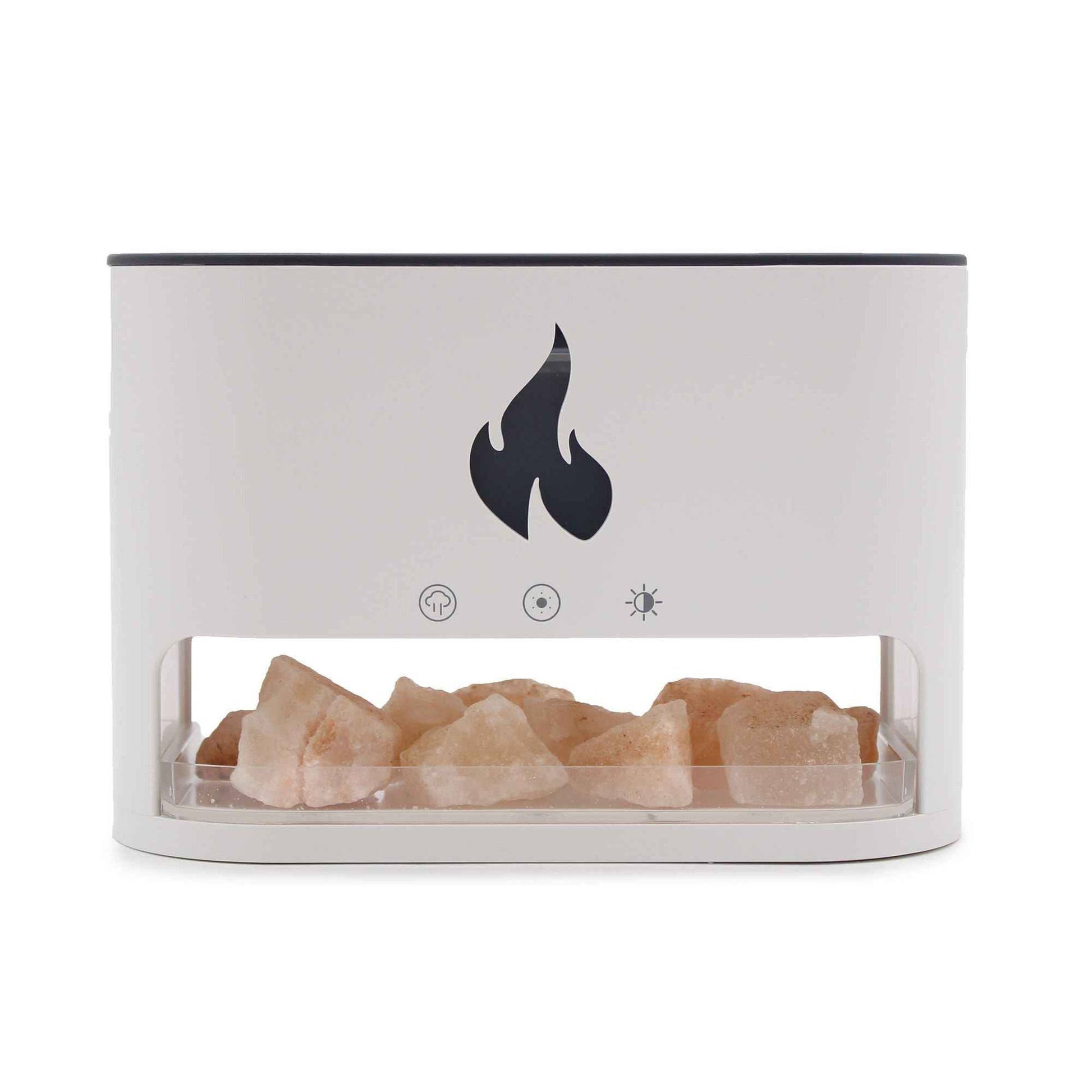 Difusor Aroma Blaze - Sal dos Himalaias - Efeito Chama - USB-C