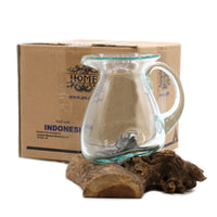 Molton Glass on Wood - Water Jug