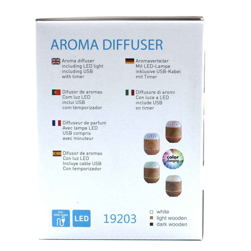 Atomizador Copenhagen - USB - Mudança de Cor - Temporizador