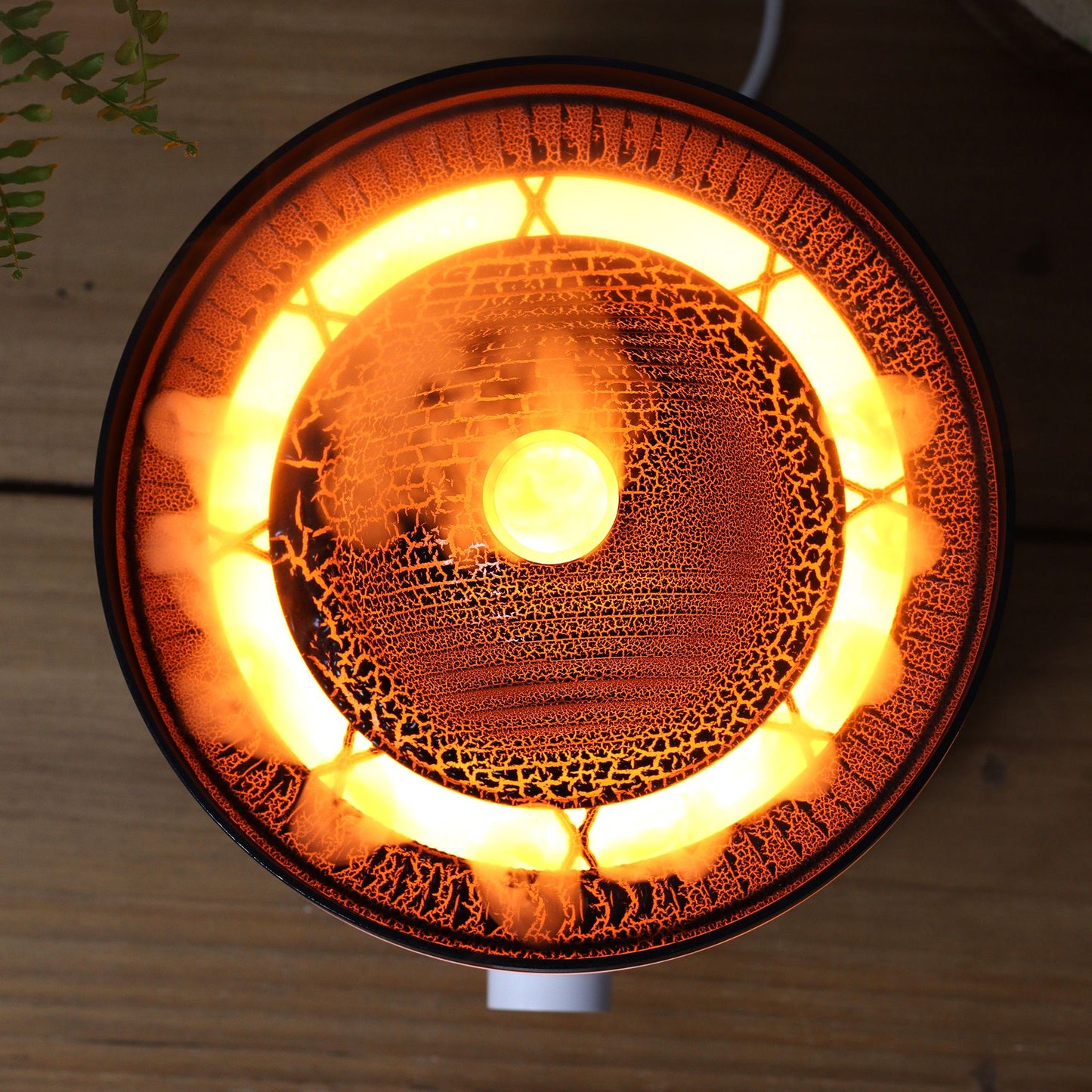 Difusor de aromas grande com efeito vulcão (ficha) a duas cores