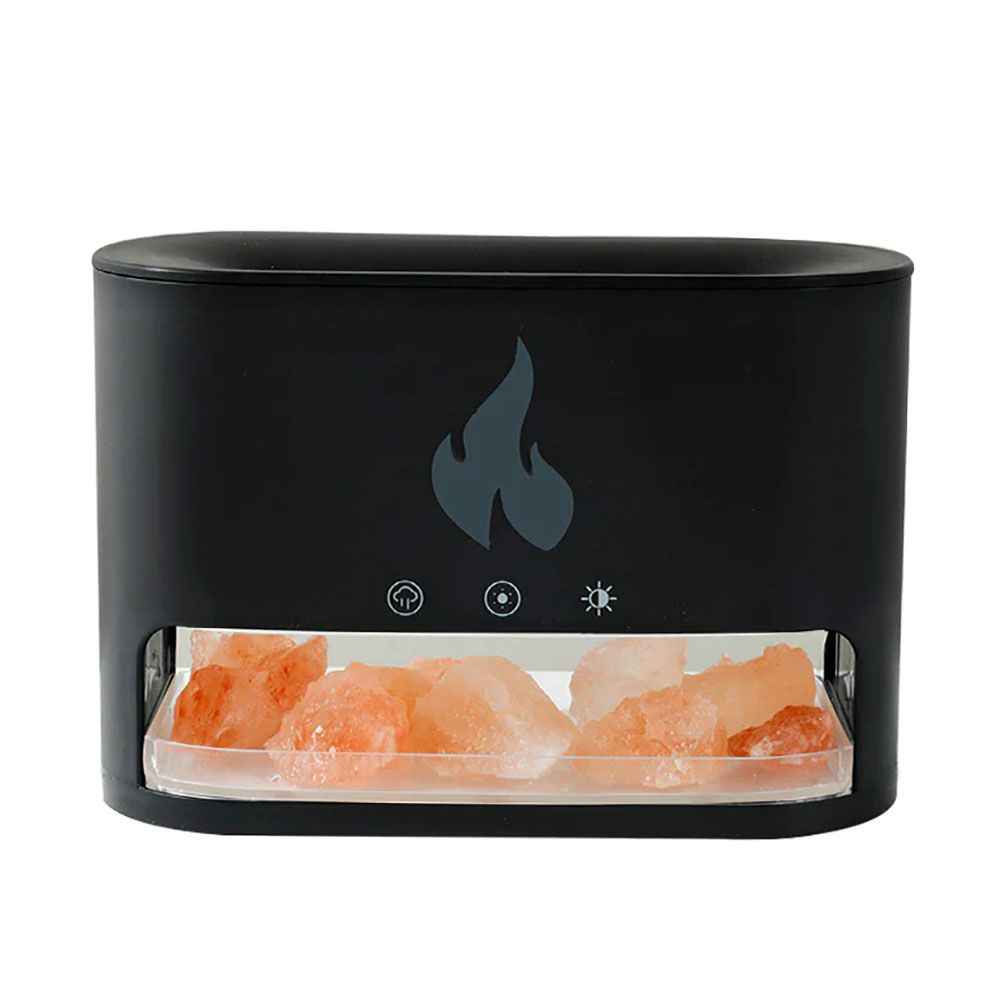Difusor Aroma Blaze - Sal dos Himalaias - Efeito Chama - USB-C