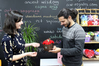 Buquê de flores de sabão - Rosa vermelha e cravo