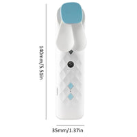 Ventilador e spray facial Nano Mist branco - Recarregável via USB