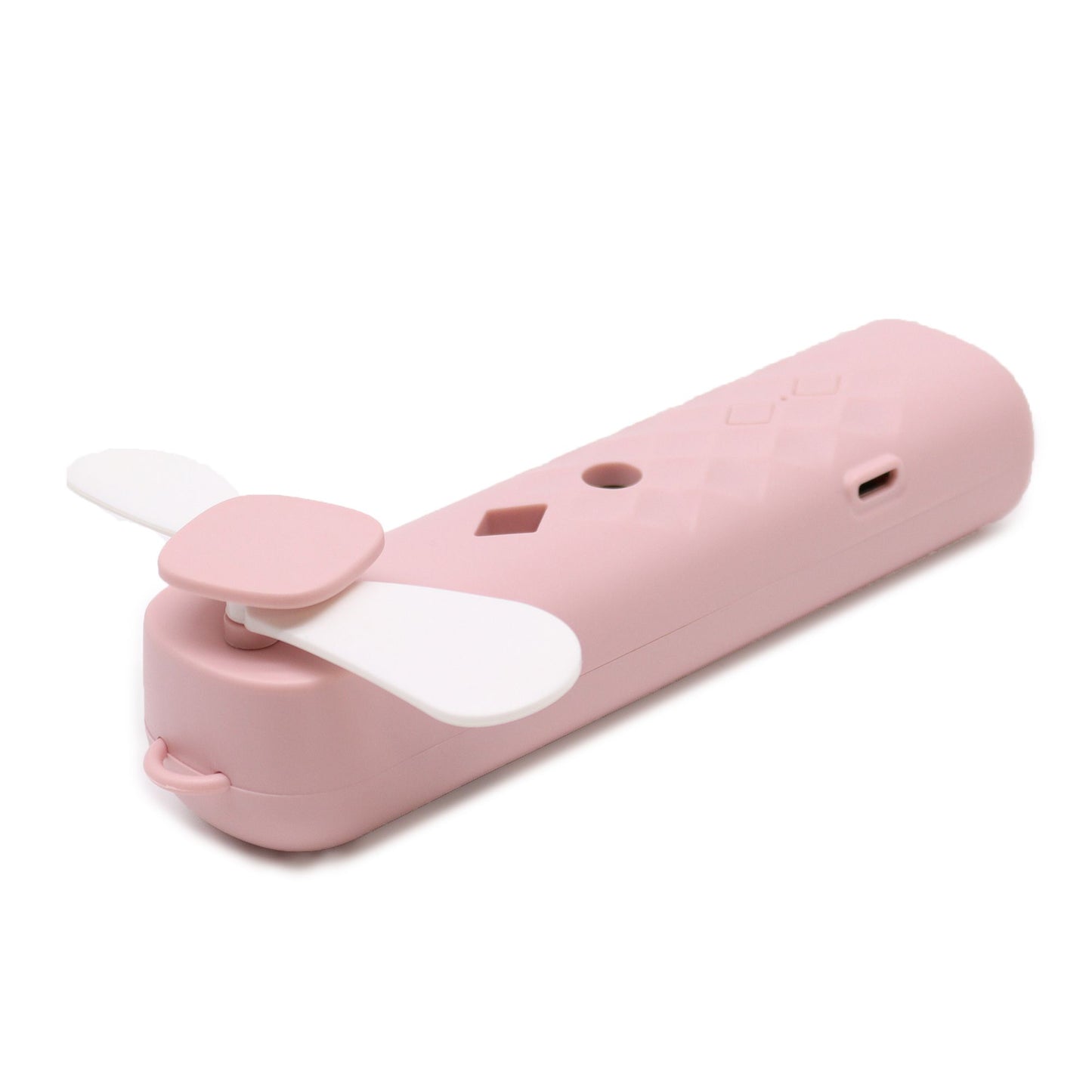 Ventilador e spray facial Pink Nano Mist - carregável por USB